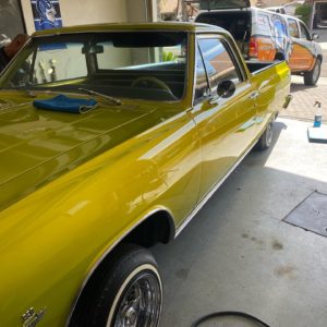 Complete detailing on custom paint job for classic car