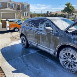 Mobile car wash and wax job in Temecula