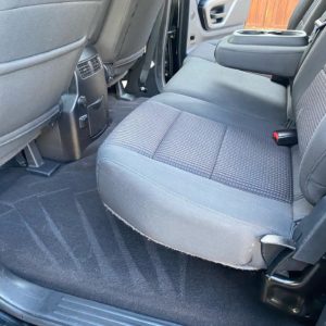 Shampooing interior floor mats and seats to remove cigarette smoke smell