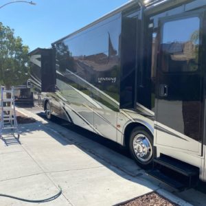 Cleaning an RV interior and Exterior in Murrieta