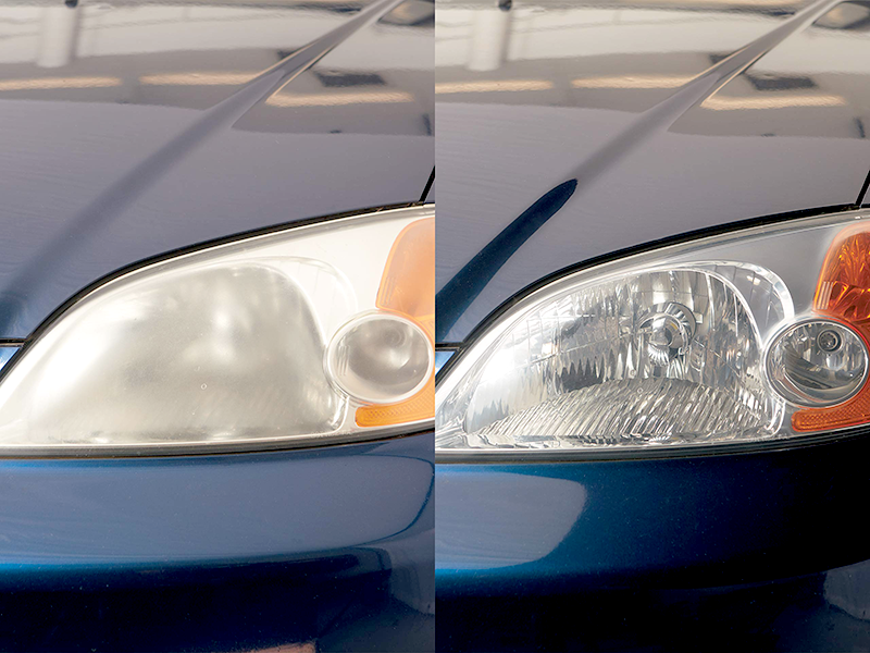 Headlight Restoration - Before and After